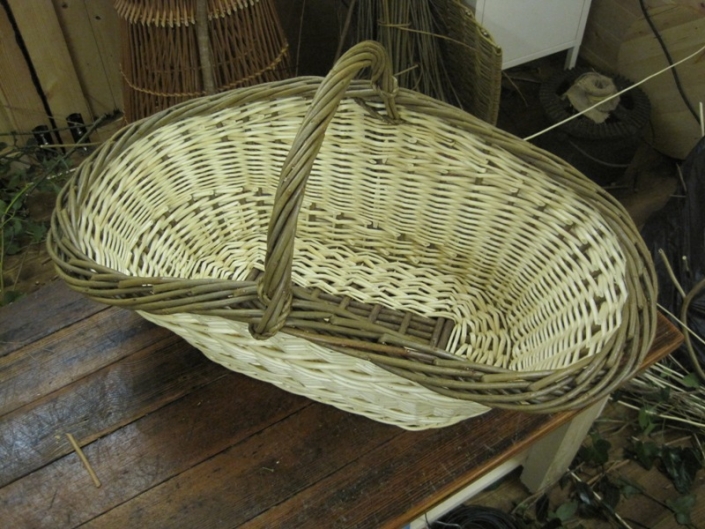Oval Log Basket