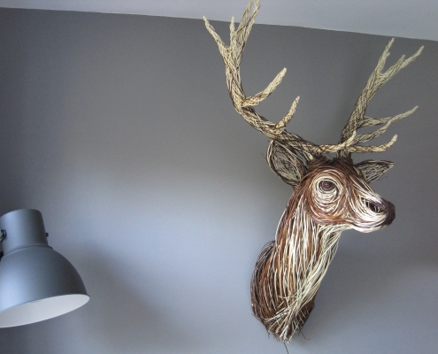 Willow Stag Sculpture