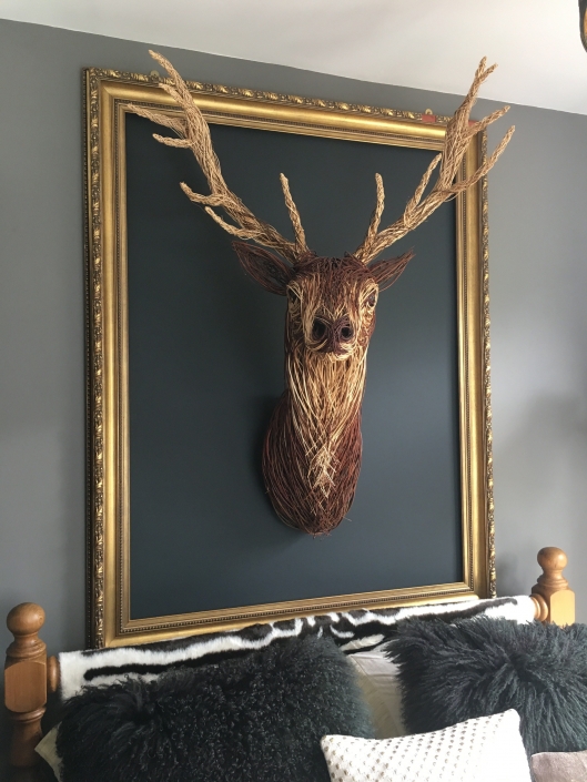 Willow Stag Sculpture